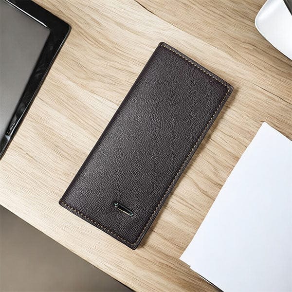 Royal Violet Luxe Long Wallet for Women & Men | Trendy Shop
