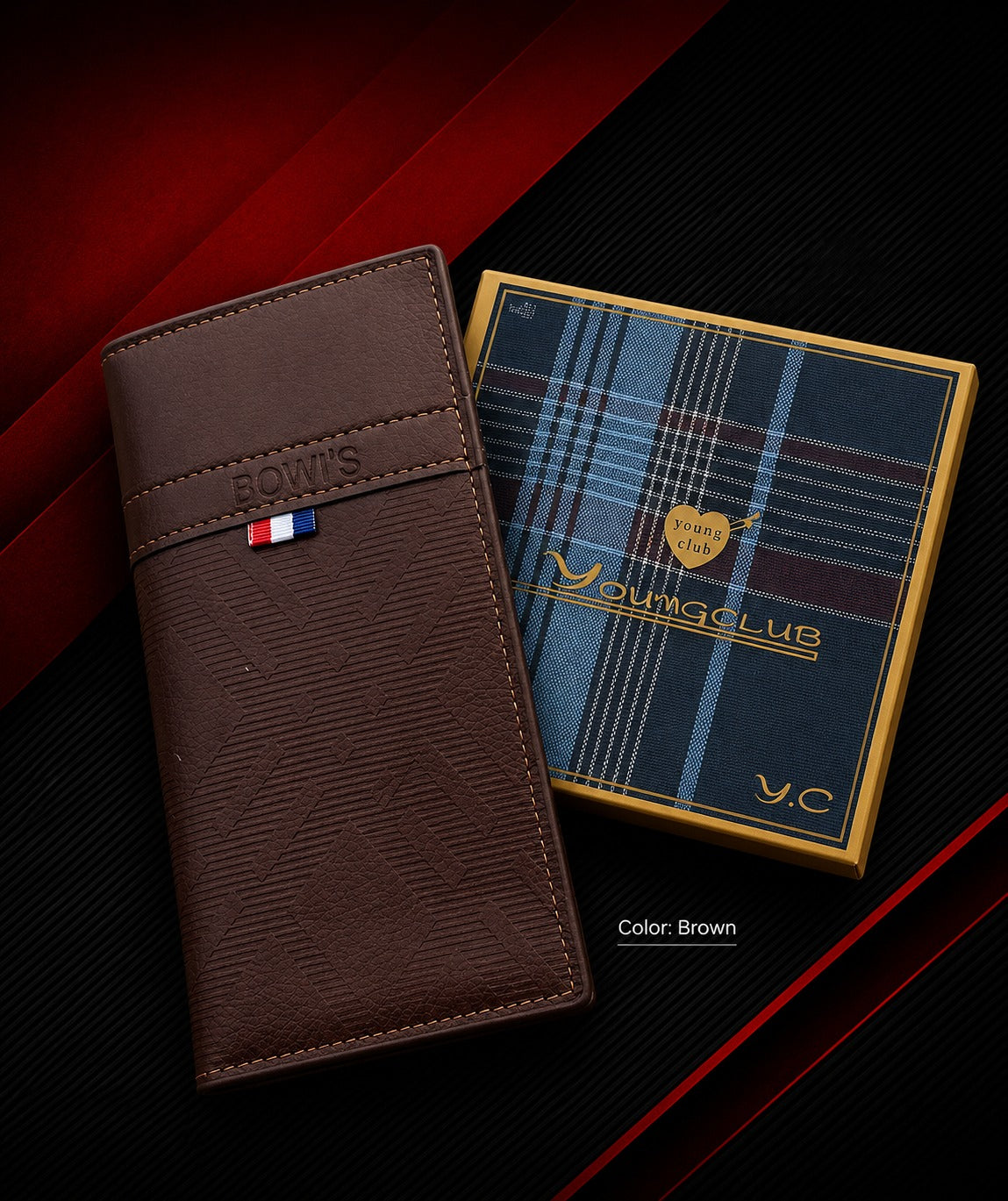 Men’s Premium Long Wallet – Stylish Leather Wallet for Men