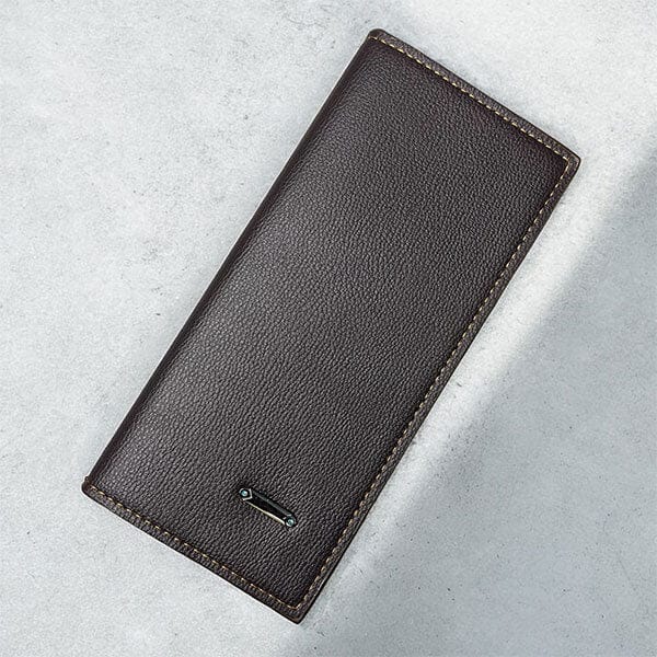 Royal Violet Luxe Long Wallet for Women & Men  | Trendy Shop