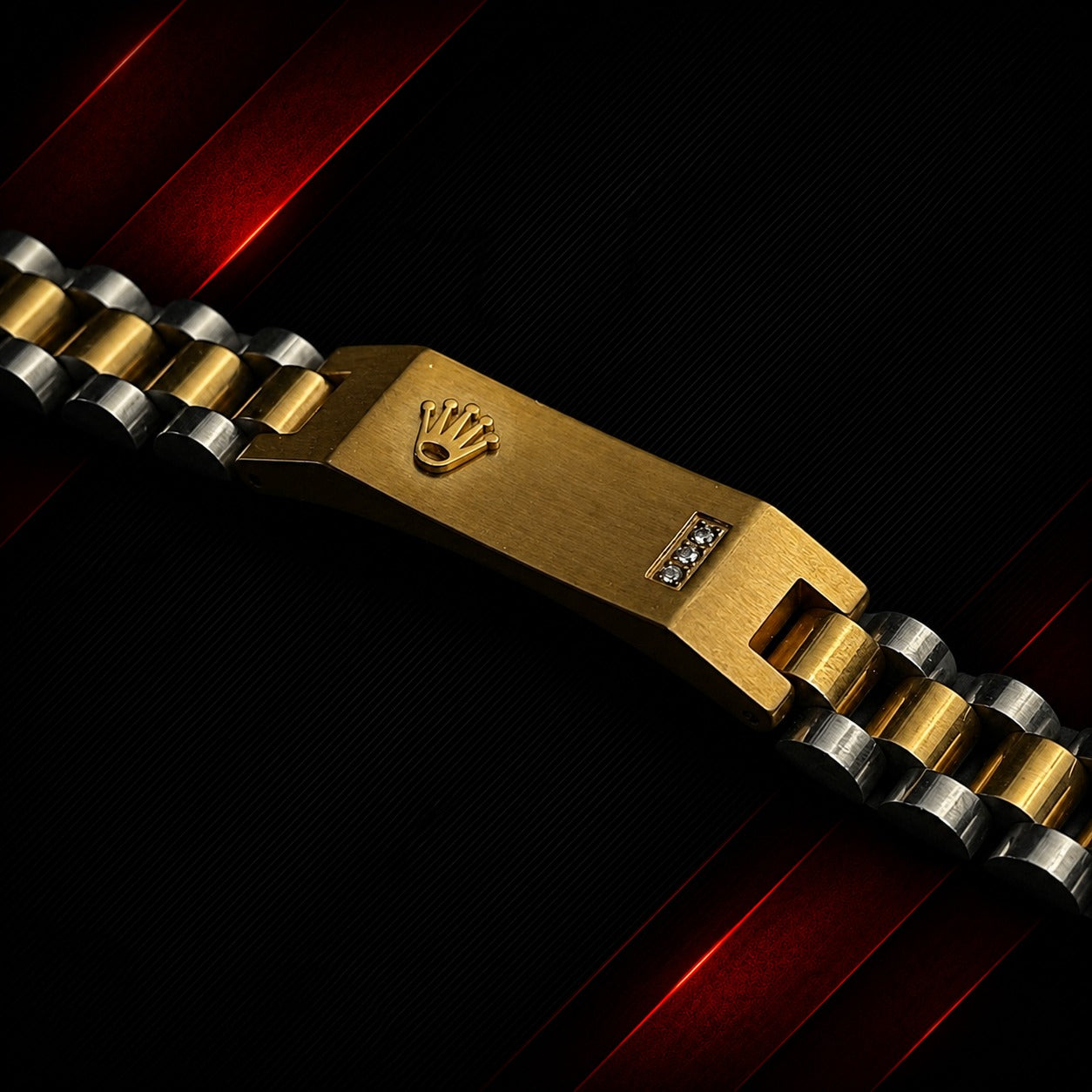 Customizable Luxury Stainless Steel Bracelet