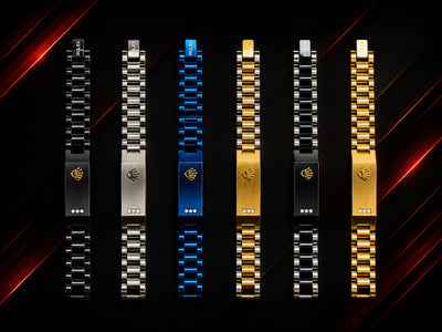 Customizable Luxury Stainless Steel Bracelet