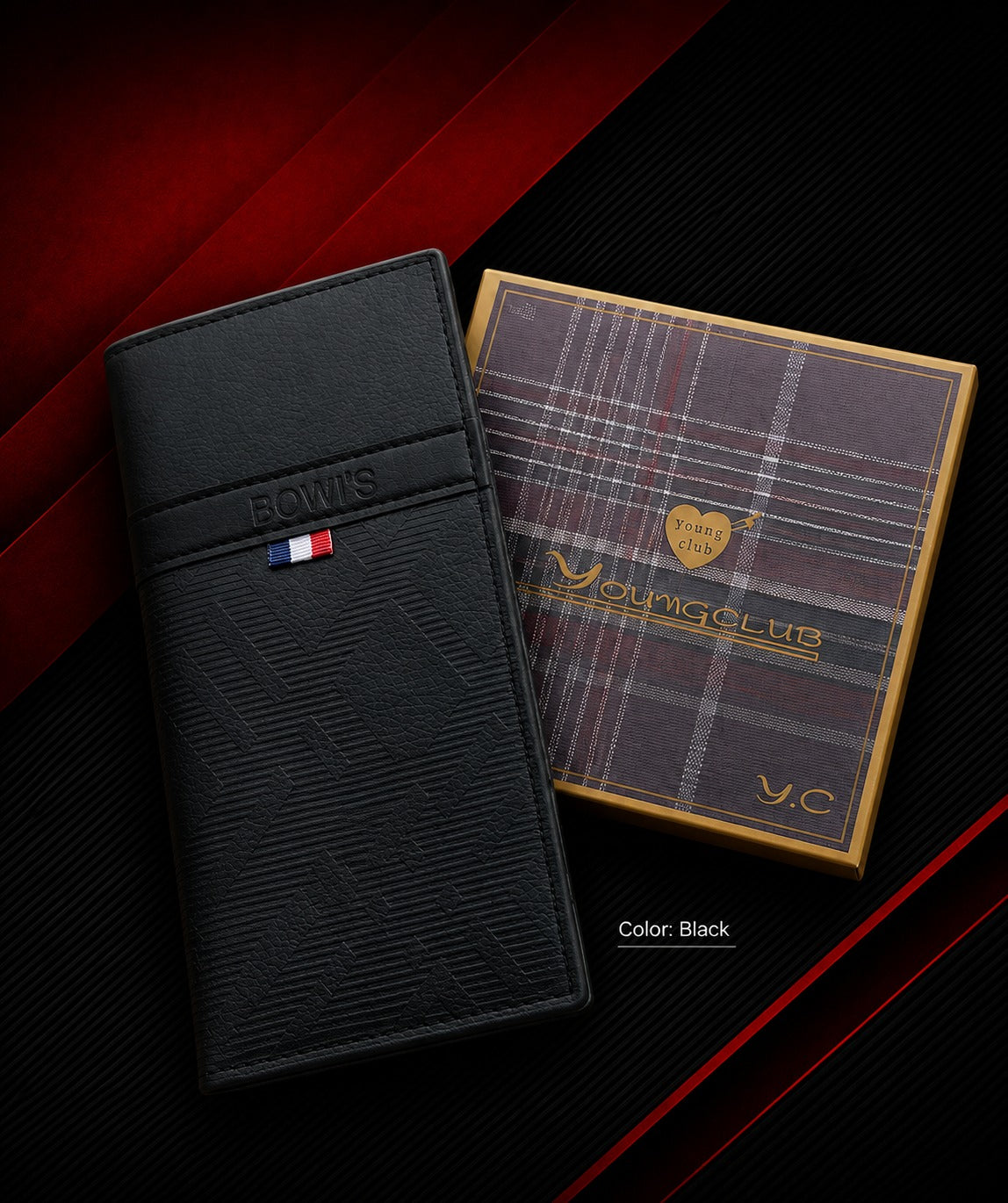 Men’s Premium Long Wallet – Stylish Leather Wallet for Men