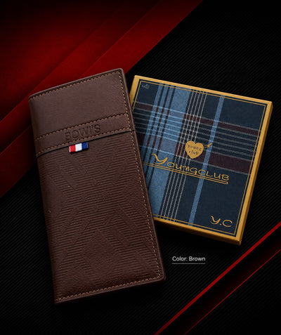 Men’s Premium Long Wallet – Stylish Leather Wallet for Men